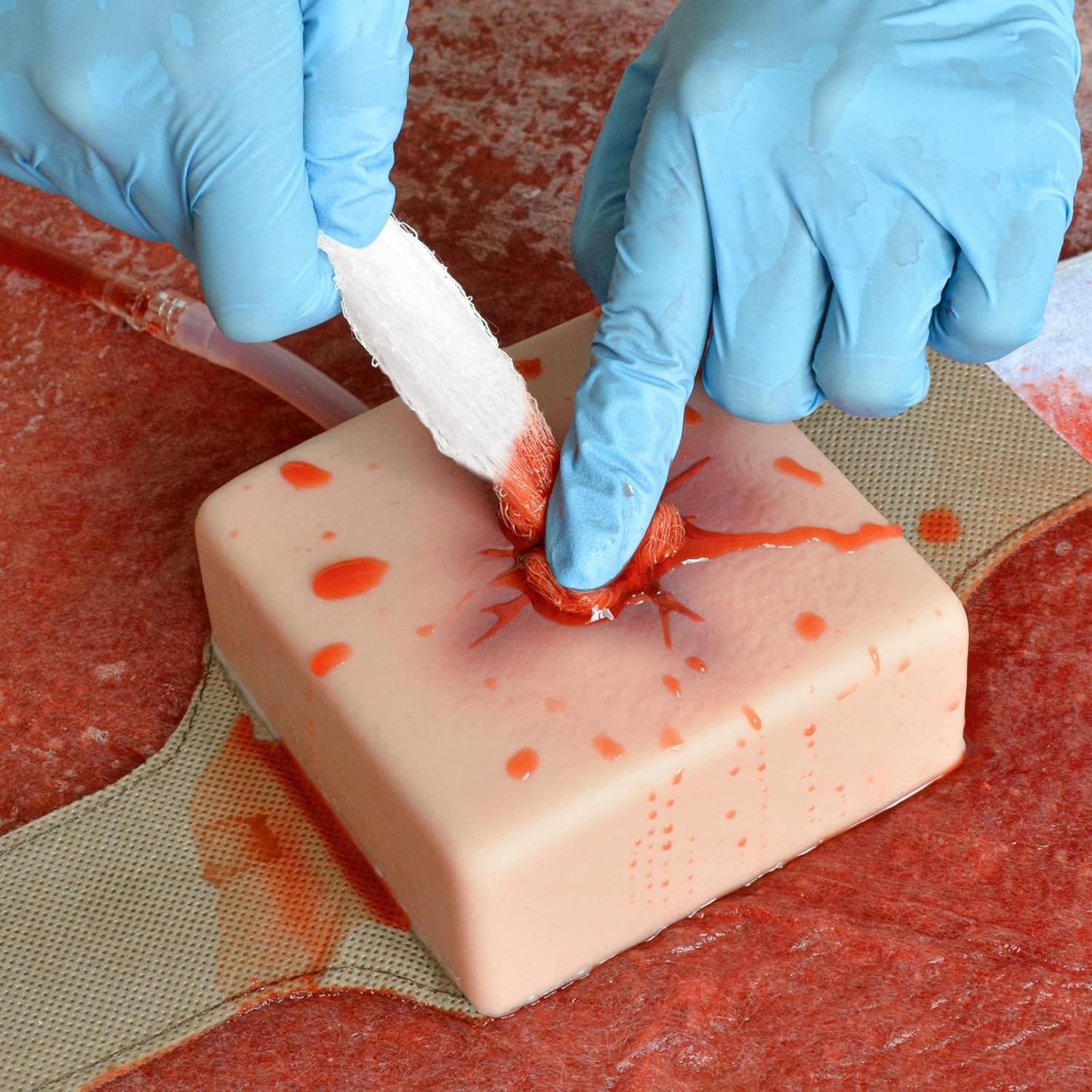 Wearable Wound Packing Task Training Kit, Bleeding Control Trainer for Military