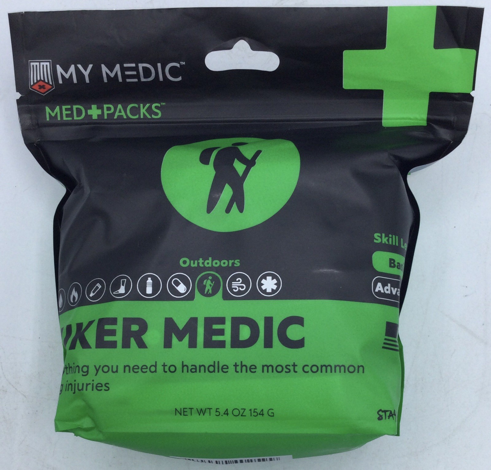 Med Packs™ First Aid Kit for Hikers – Outdoor Injury Supplies in Portable Pouch