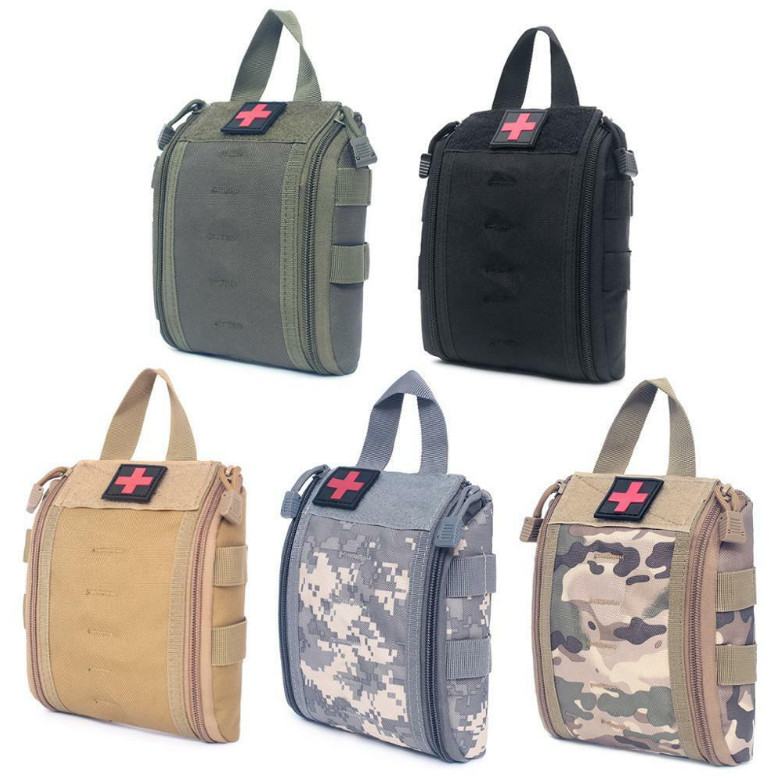 Tactical Military First Aid Medical Emergency Kit Molle EMT Pouch Survival Kit