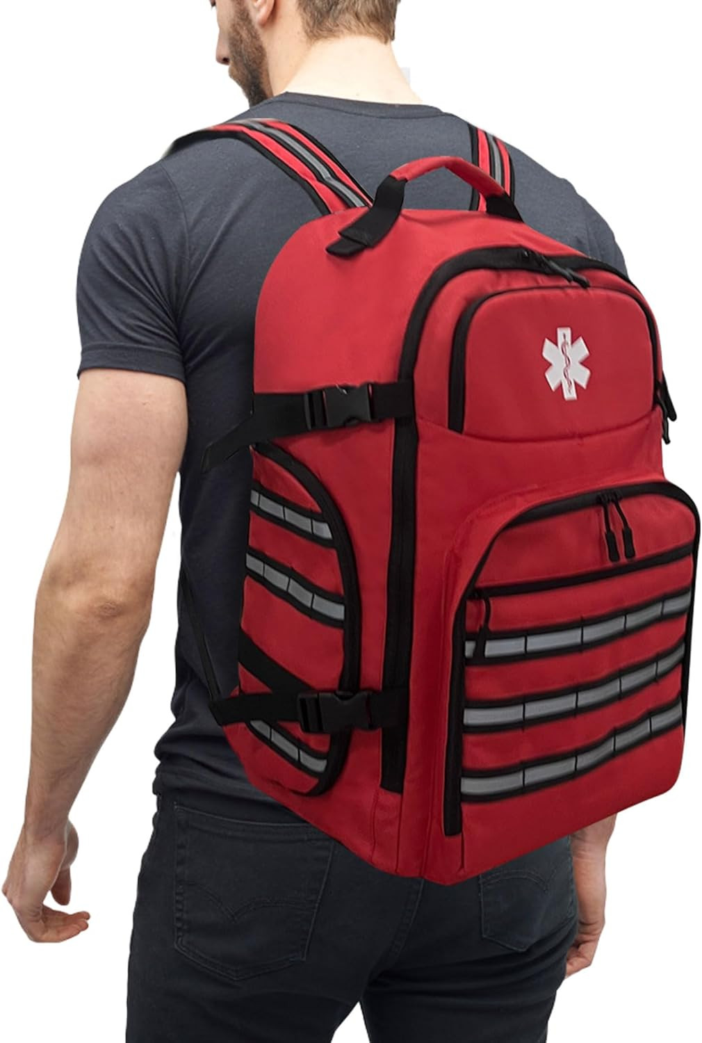 Professional Emergency Medical Backpack,First Aid Trauma Backpack Empty,With Ref