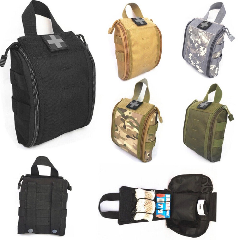 Tactical Molle First Aid Kid Utility Medical Bag Waist Pack Survival Medic Bag