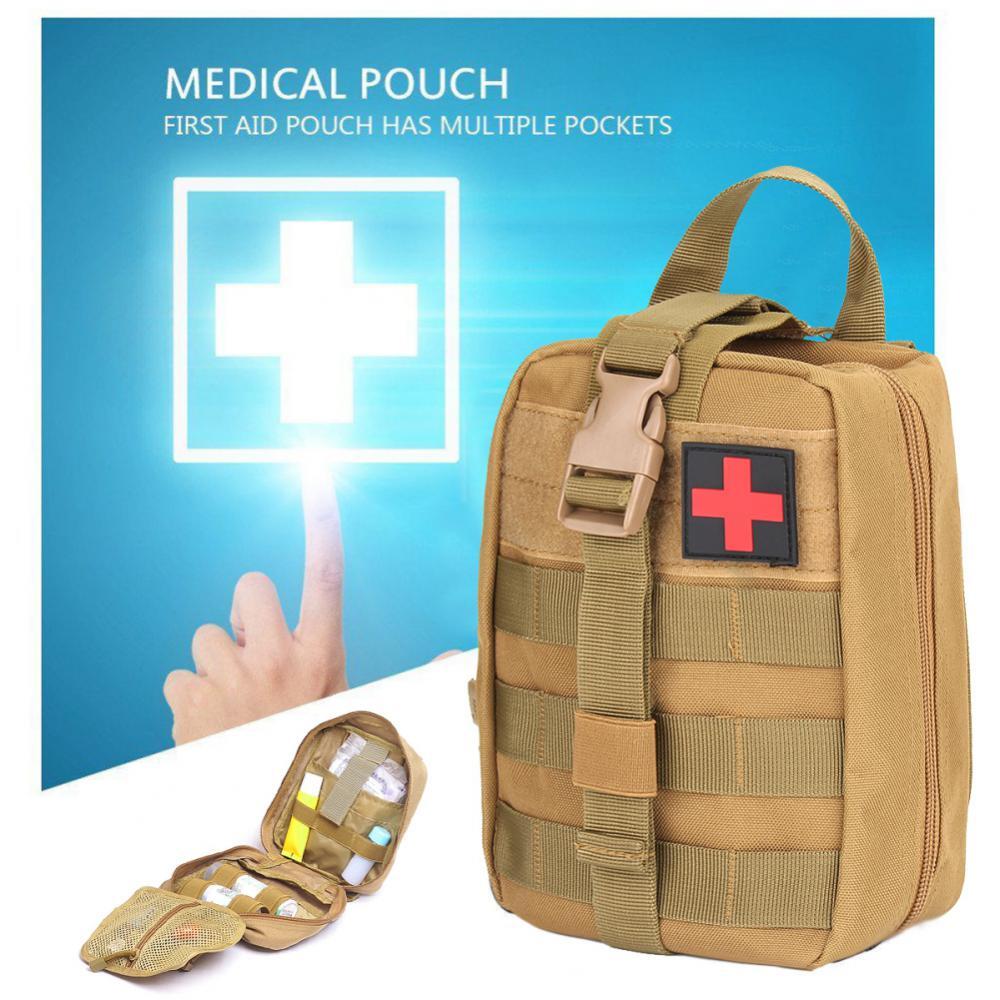 Tactical Rip-Away IFAK Medical Pouch Military Molle EMT First Aid Utility Pouch