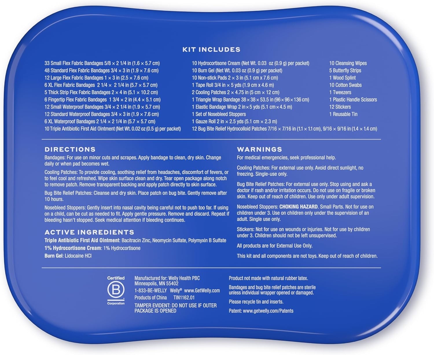 Comprehensive First Aid Kit – FSA Eligible – Adhesive Bandages, Tape and Non-…