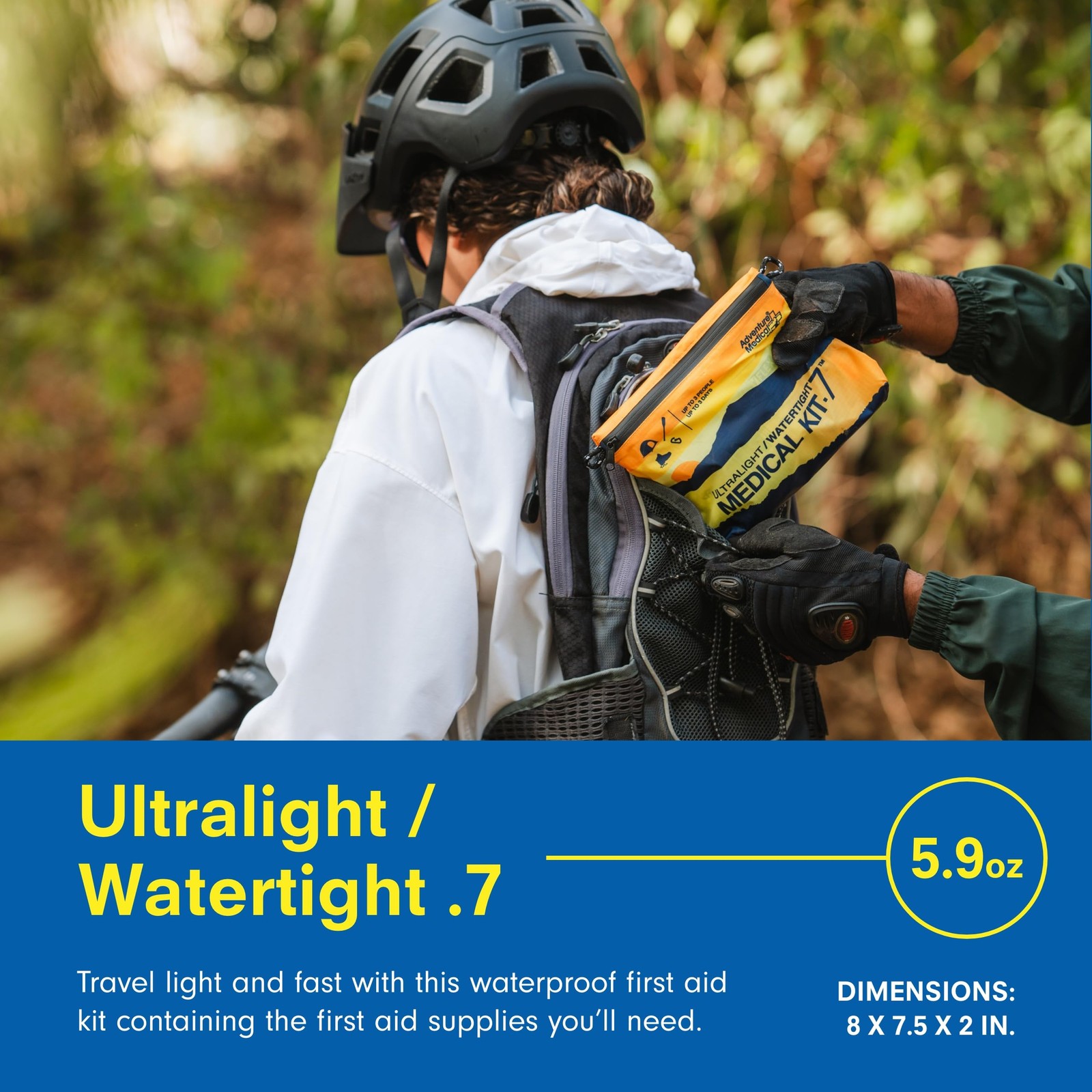 Adventure Medical Kit Ultralight/Watertight Medical Kit .7 – Up to 3 People, …