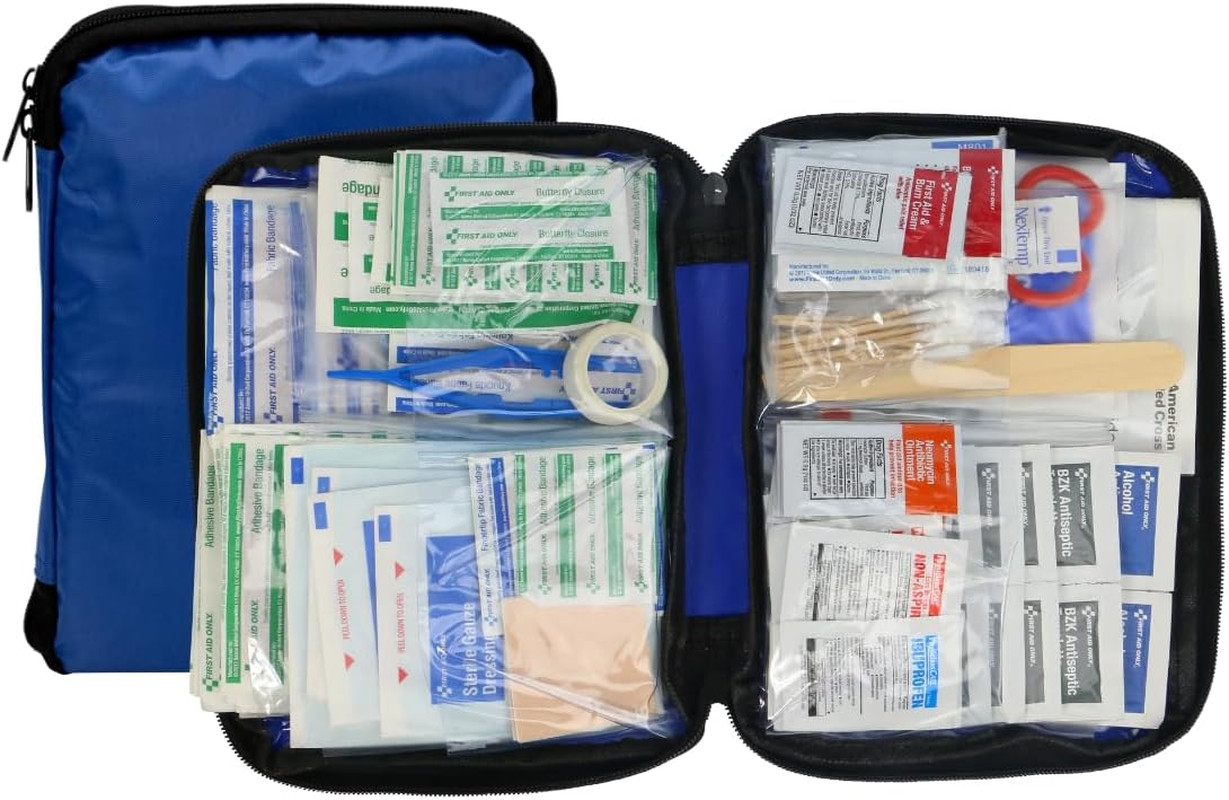 First Aid Only 298 Piece All-Purpose Emergency First Aid Kit for Home, Office, C