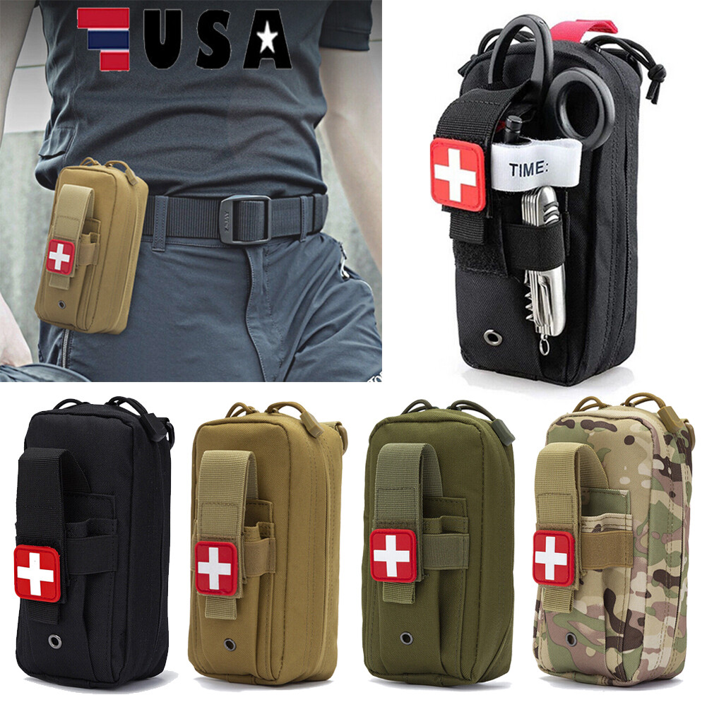 Tactical Medical First Aid Kit Rip-away EMT IFAK Survival Molle Pouch Empty Bag