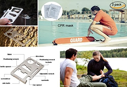 228Pcs Compact First Aid Kit for Family Emergency Care, Waterproof EVA Case for
