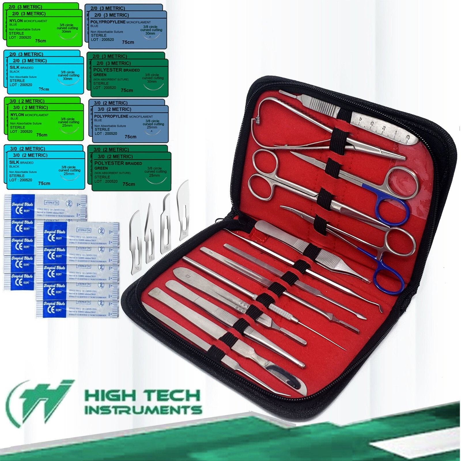 Emergency Trauma Tactical First Aid Survival Training Kit Portable Car Boat Home