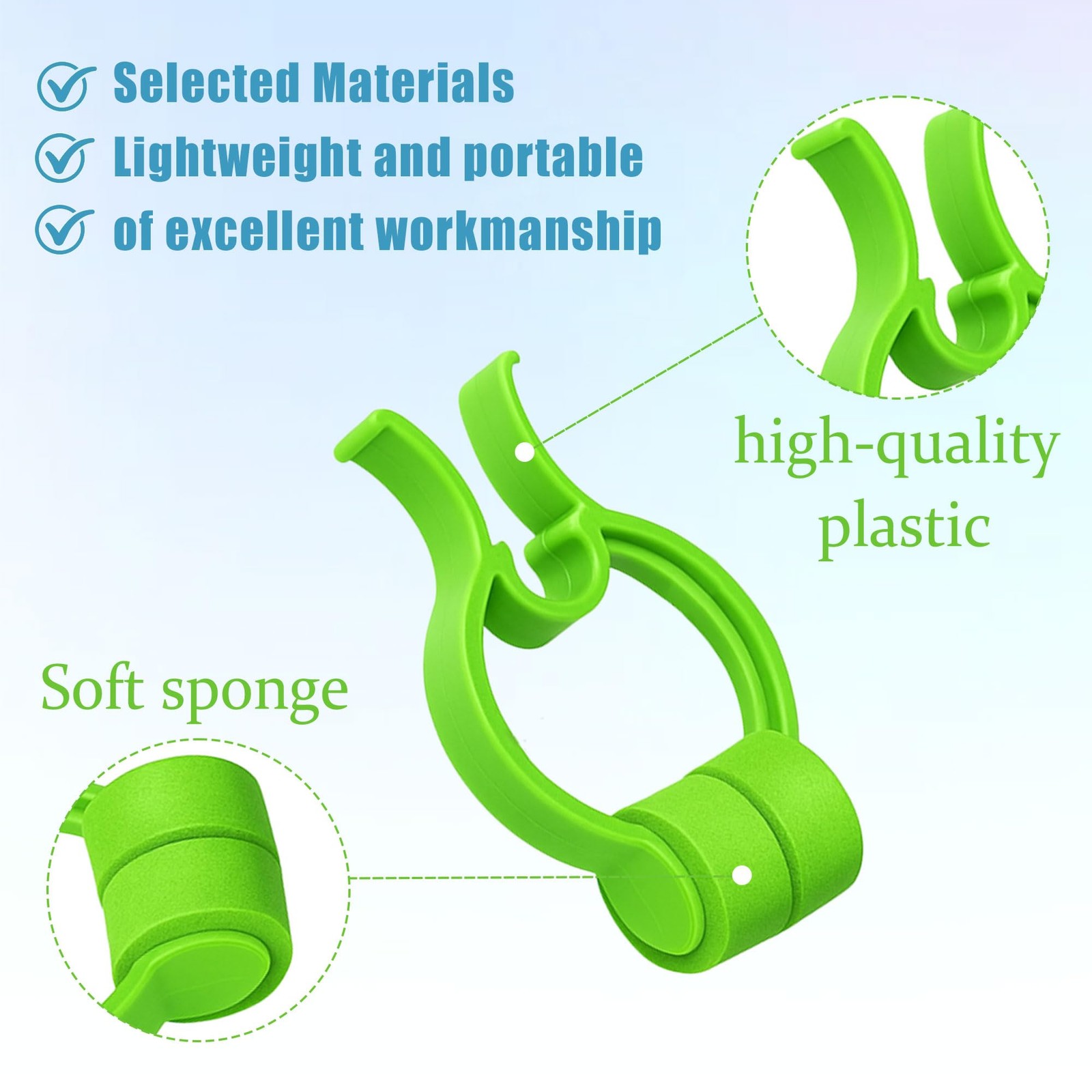 120 Pcs Plastic Foam Nose Stop Clips Nose Nasal Stopper Clips for Accidental …