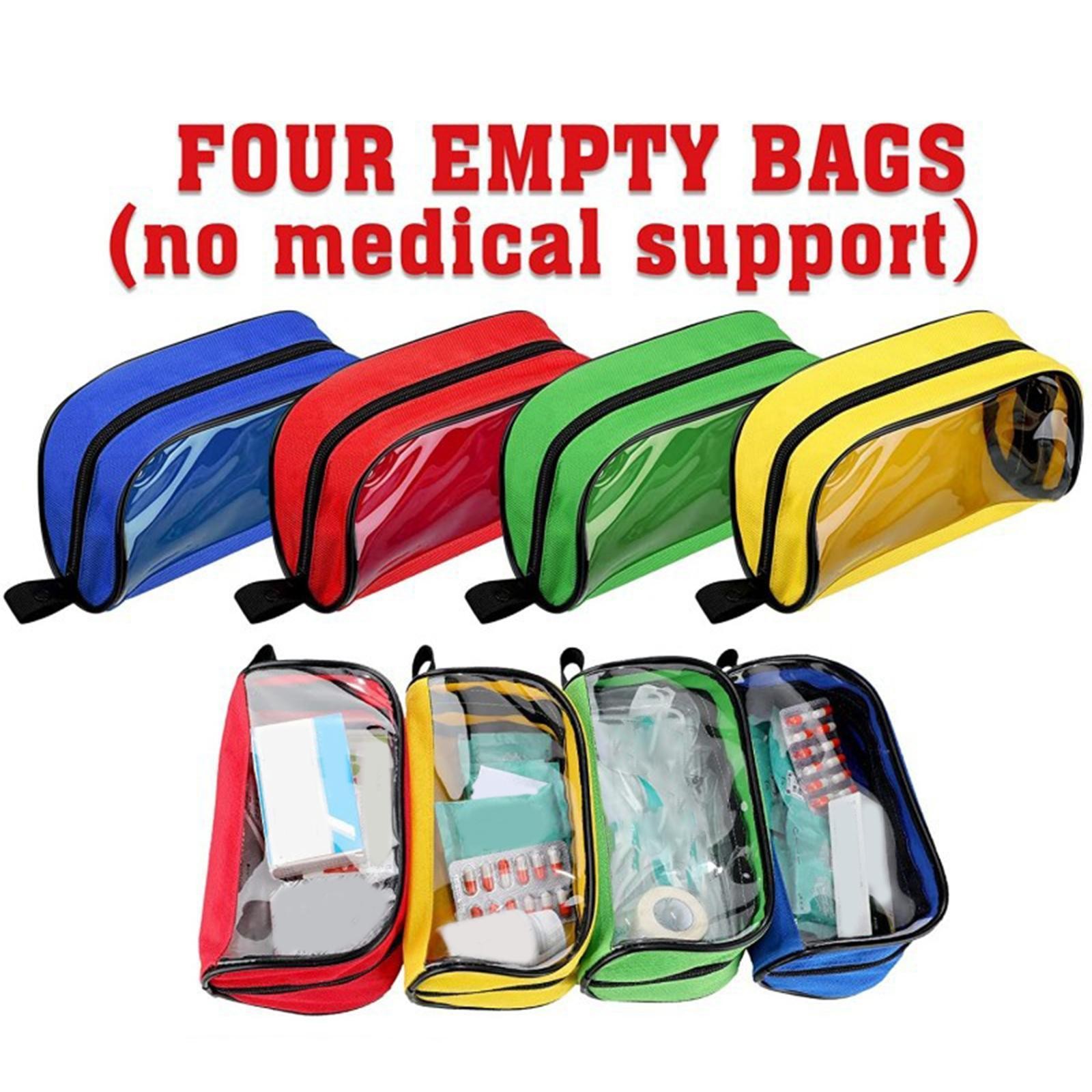 Empty First Aid Bag Medical Storage Bag Lightweight Portable Gifts Craft