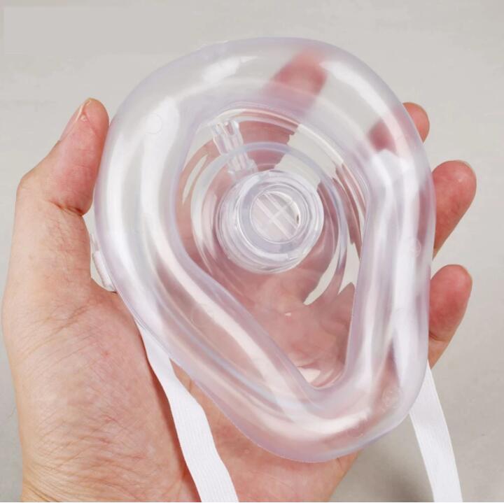 emergency CPR Breathing Mask One-Way Valve Reusable Artificial Respiration Mask