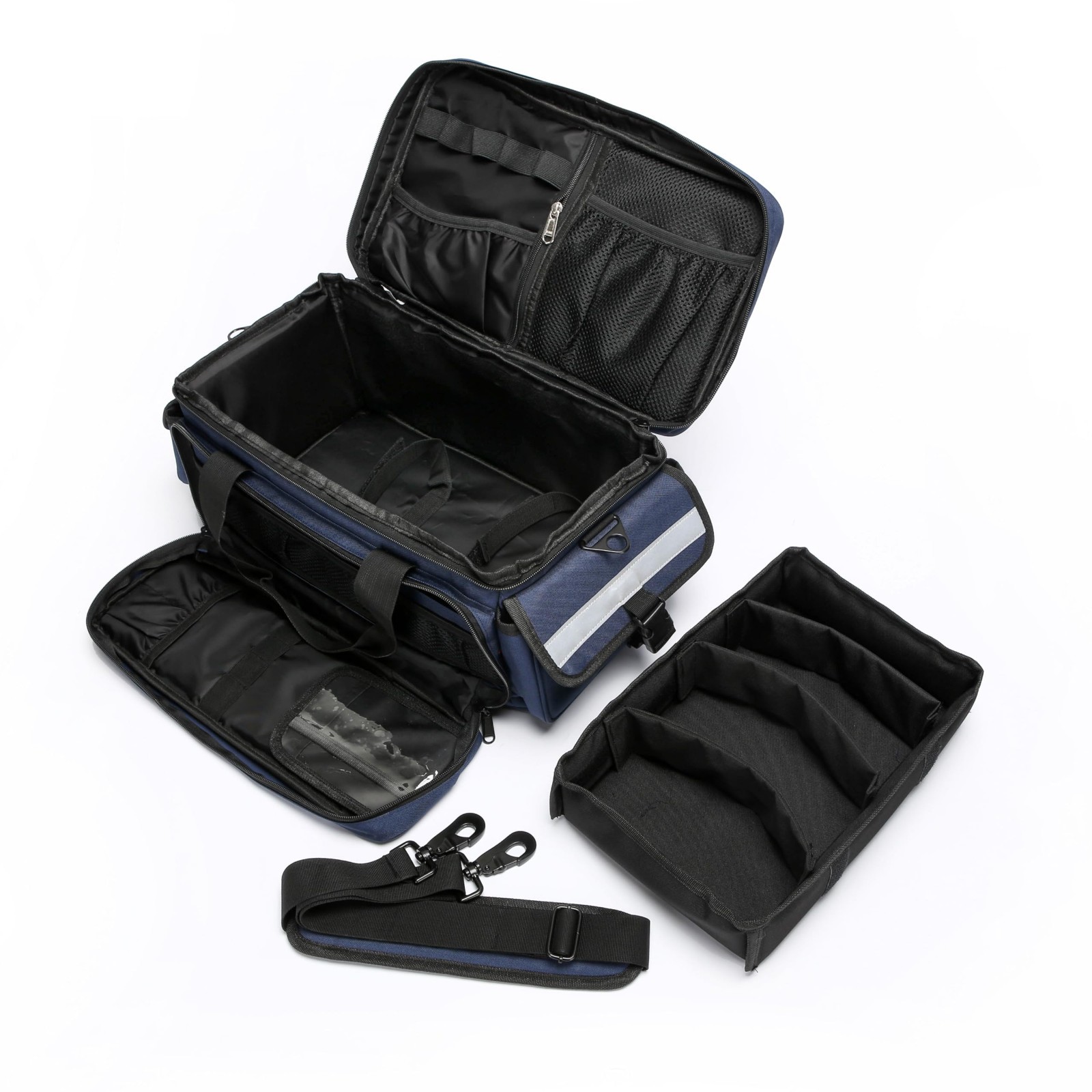 Professional First Aid Medical Bag – Emergency Organizer with Detachable Divider