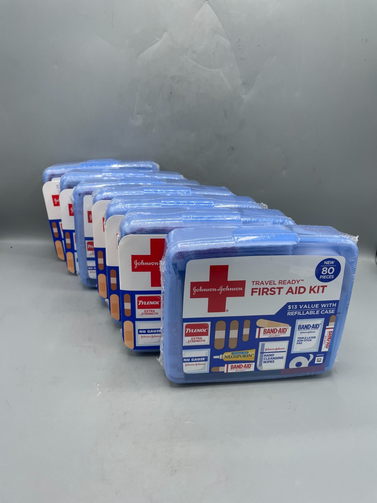 (7x) Band-Aid Travel Portable First Aid Kit for Minor Wound Care Ex. 03-31-2028
