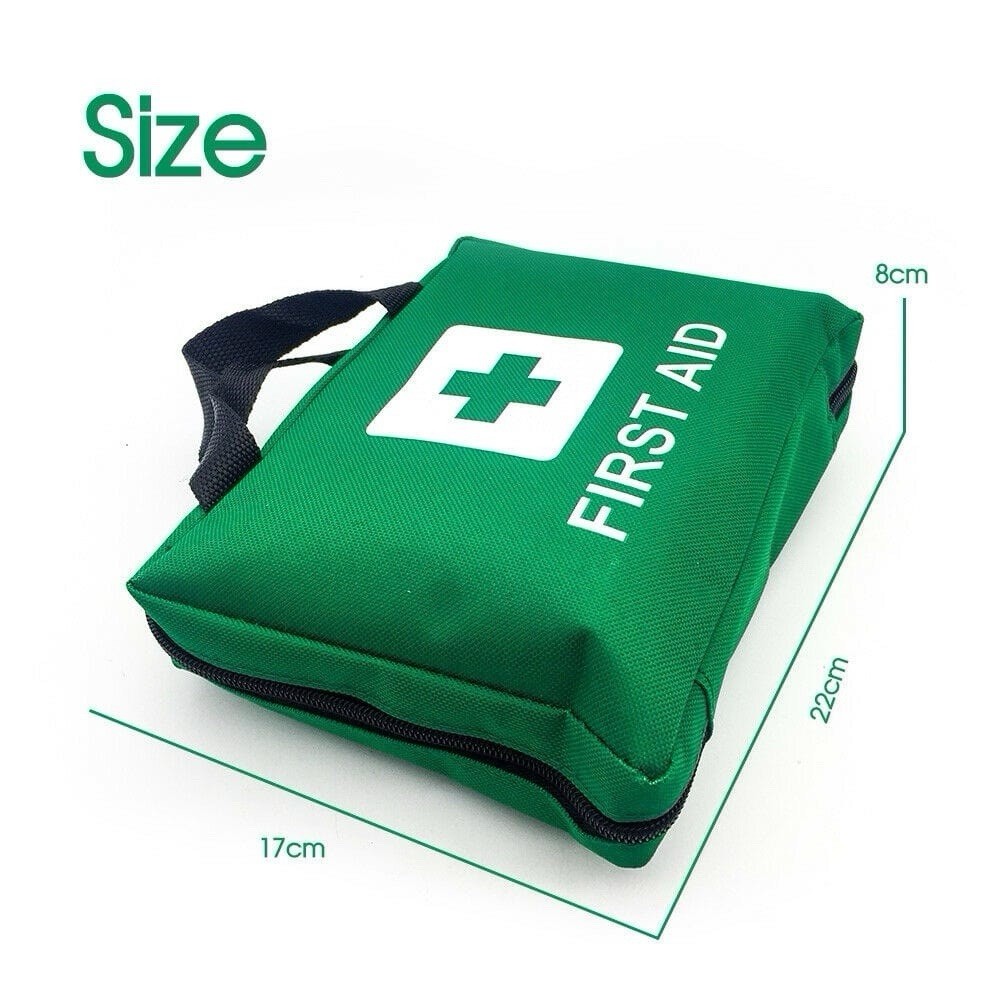 210 PCS Emergency First Aid Kit Medical Travel Set Workplace Family Home Safety